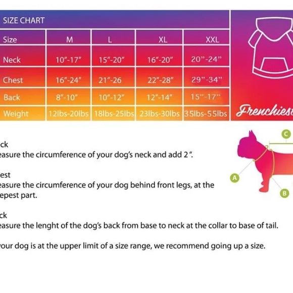 Frenchie Store Cotton Dog Hoodie Jacket Ice Cream Print  2XL See Photos for size - Picture 7 of 10